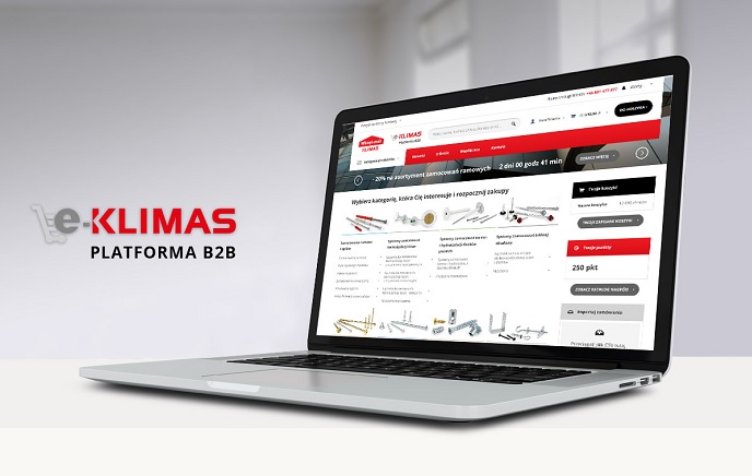 KLIMAS WKRĘT-MET URUCHOMIŁ PLATFORMĘ SPRZEDAŻOWĄ E-KLIMAS.COM